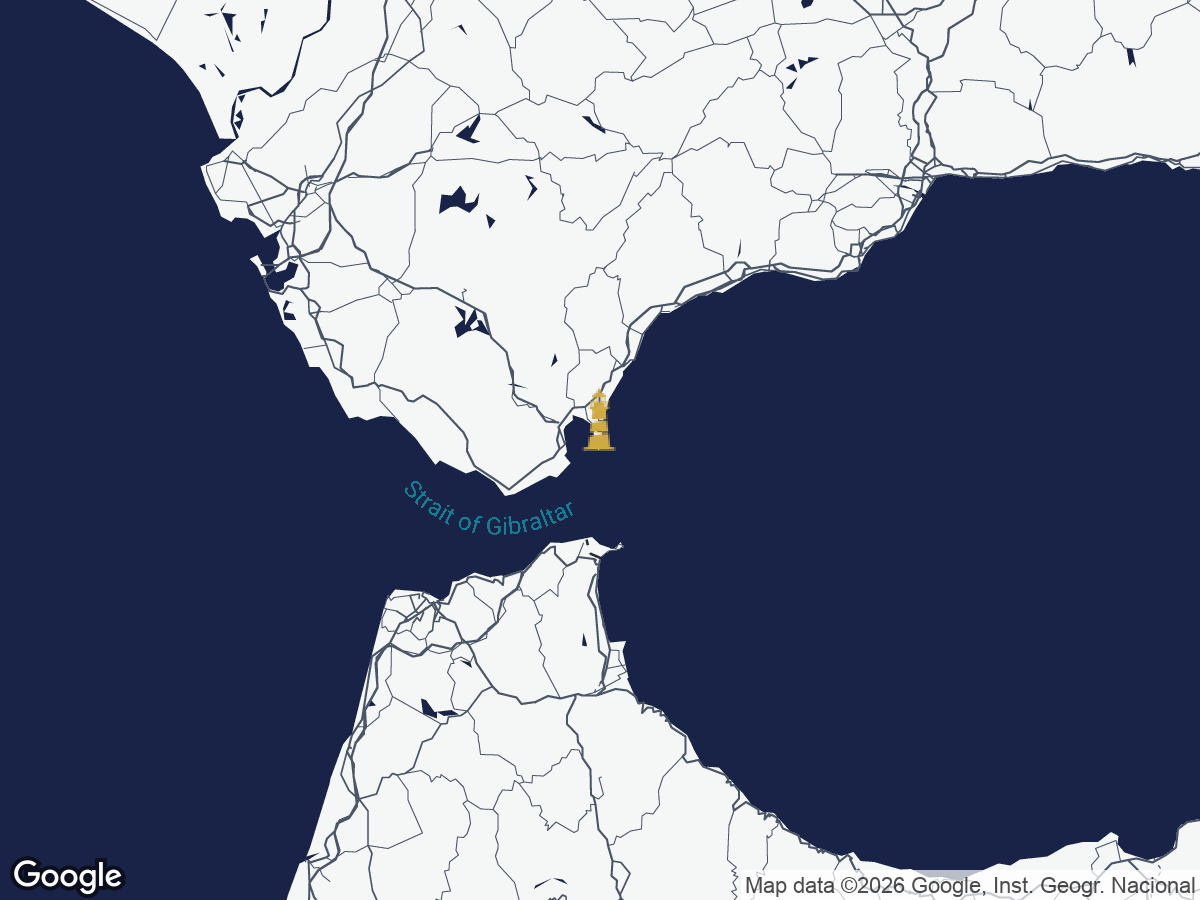 Carte — Europa Point Lighthouse