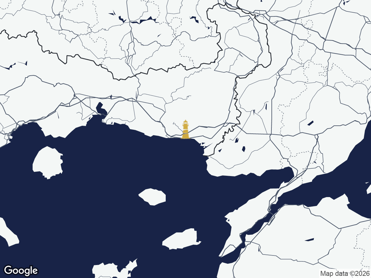 Carte — phare d'Alexandroúpoli