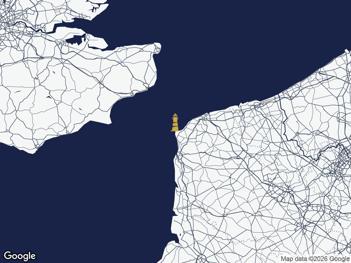 Carte — Cap Gris-Nez