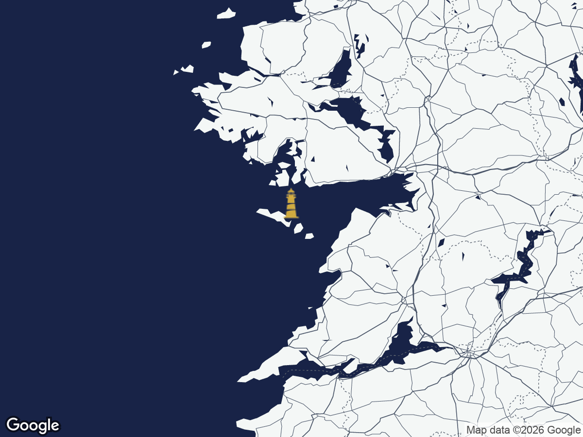 Carte — phare de Straw Island