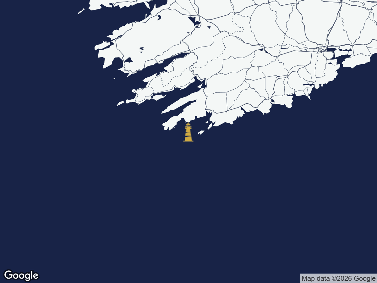 Carte — phare du Fastnet